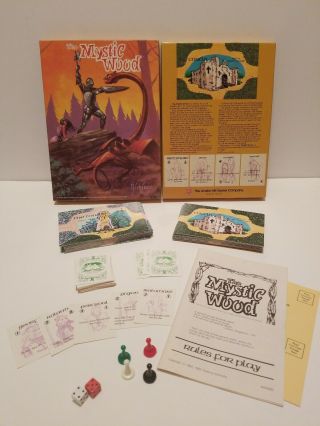 Mystic Woods Fantasy Board Game By Avalon Hill 1980 845 100 Complete