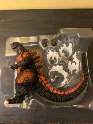 S.  H.  Monster Arts Godzilla 1995 Ultimate Burning Ver.  Figure Bandai Japan 4