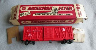 American Flyer/ Gilbert Ho,  33818 Great North Hayjector.  In Red & White Box