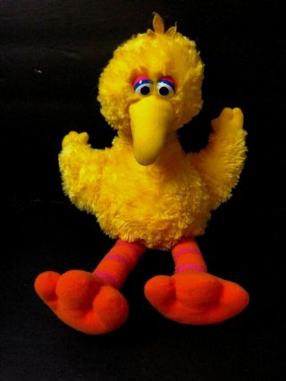 Sesame Street Big Bird Plush Muppets Stuffed Animal Lovey 12”