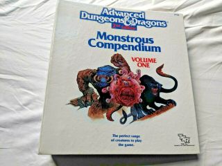 Advanced Dungeons And Dragons 2nd Ed.  Monstrous Compendium Vol.  1 (1989,  Tsr)