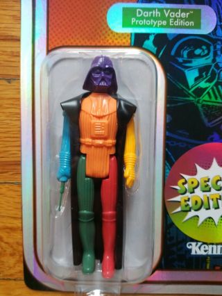 Star Wars Darth Vader kenner Retro Prototype 3.  75” SDCC 19,  Purple head 3