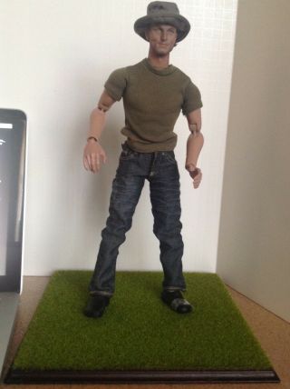 Grass Display Base For Diorama - For 1/6 Scale Action Figures - Hot Toys,  Etc.