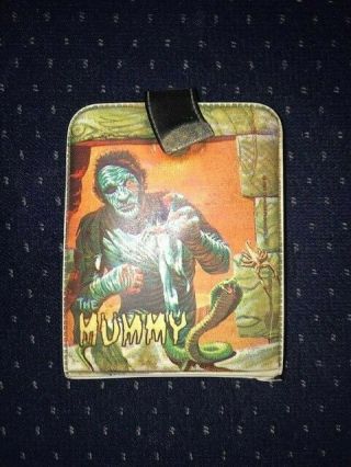 Dracula / Mummy Monster Wallet,  Spp 1963,  With Stylus And Cards.  Rare