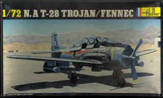 1/72 Heller Models North American T - 28 Trojan " Fennec "
