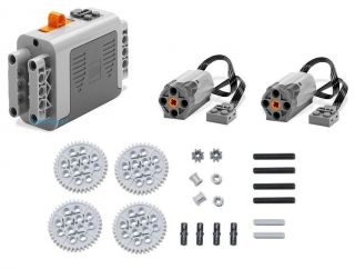Lego 23pc Technic Power Functions M Motor 8883 8881 Axle Gear Plane Truck Robot