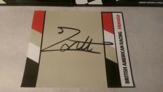 Jacques Villeneuve 1/43 BAR 4 Car Set Plus JV ' s Autograph.  4 different versions. 2