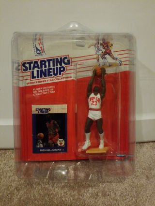 Michael Jordan 1988 Kenner Starting Lineup Figure,  Card Bulls (read)