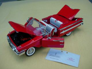 Franklin 1/24th Scale 1960 Chevy Impala Convertible - -