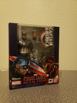 Civil War Captain America S.  H.  Figuarts Authentic