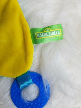 Sesame Street Big Bird Teething Activity Blanket Lovey 18 