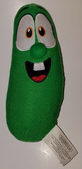 Larry Cucumber Veggie Tales Bean Bag Plush 7 " Stuffed Animal Toy 2015