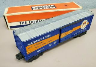 Lionel 6464 - 400 B&o Baltimore & Ohio Postwar Boxcar With Box