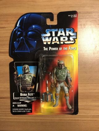 Star Wars - Power Of The Force - Boba Fett - Orange Card