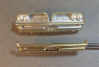 1961 Pontiac Bonneville,  Front & Rear Bumpers,  For An Amt Annual Kit Or Promo