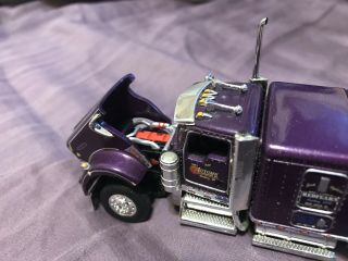 DCP 1/64 SCALE KENWORTH W900 Tractor Semi Truck Purple PARTS TRUCK. 5