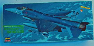 1/72 Hasegawa General Dynamics F - 16c Fighting Falcon Model Kit 603