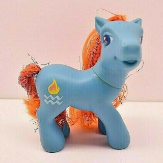 Hasbro G3 My Little Pony Waterfire Fire Water Cutie Mark Blue Orange