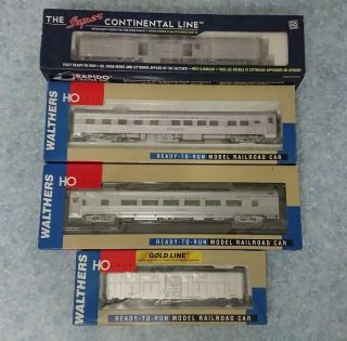 Walthers And Rapido Rock Island Passenger / Freight Cars (4 Units) - Ho Scale