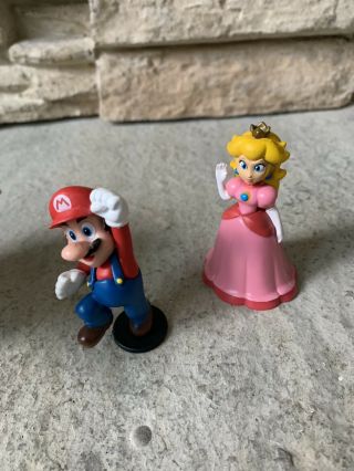 Nintendo 2007 Mario Bros.  Mini Figure Mario Bowser & Princess Peach 2
