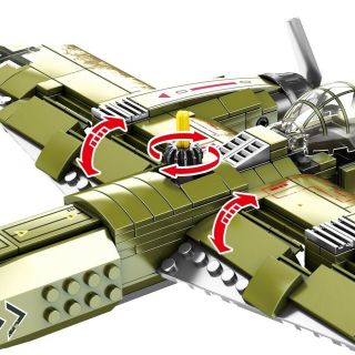 559pcs Germany Ju - 88 Bomber Military Army Airplane For Custom Lego Minifigure