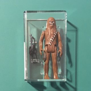 Chewbacca Afa 85 Loose 1977 Star Wars Kenner Action Figure Style Case Nm,