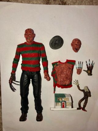 Neca Nightmare On Elm Street Ultimate Dream Warriors Freddy Action Figure 7 In