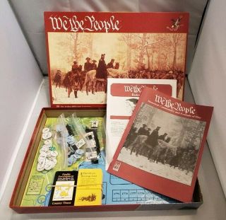 We The People Board Game Avalon Hill 1993 Complete Ah 737 Vg,