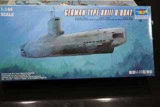 1/144 Trumpeter German Type Xxiii U - Boat Wwii Detail Model Ship Boat