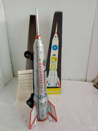 Cool 1960s Rocket Tin Toy Lemzaru Gyar Holdraketa very LOOK 2