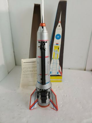 Cool 1960s Rocket Tin Toy Lemzaru Gyar Holdraketa very LOOK 3