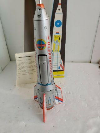 Cool 1960s Rocket Tin Toy Lemzaru Gyar Holdraketa very LOOK 5