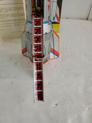 Cool 1960s Rocket Tin Toy Lemzaru Gyar Holdraketa very LOOK 7