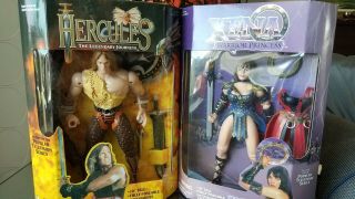Hercules & Xena The Legendary Journeys 10 " Action Figures.  1996 By Toy Biz
