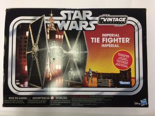 Star Wars Vintage Imperial Tie Fighter W/ Pilot,  Box– See Pictures
