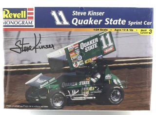 Steve Kinser 11 Quaker State Sprint Car Revell Monogram 1:24 Kit 85 - 2517