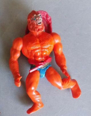 Vintage He - Man Masters Of The Universe Beast Man Figure Incomplete 1981