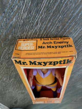 MEGO 1974 WGSH MR MXYZPTLK (SUPERMAN ' S ARCH ENEMY) 5