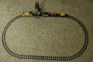 Vintage GOLDLOK Electric Model Train Set Coal with Crane and Coal Mine and Track 2