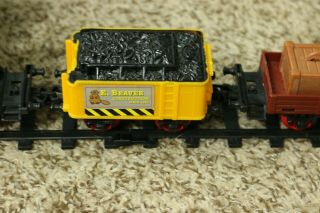 Vintage GOLDLOK Electric Model Train Set Coal with Crane and Coal Mine and Track 4