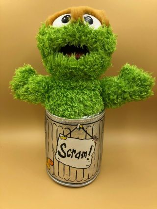 2003 Gund Oscar The Grouch Sesame Street Plush Soft Stuffed Toy Doll Jim Henson