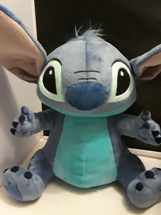 Disney Store Lilo & Stitch 12 " Plush As Dog Stuffed Blue Alien Large Animal Toy