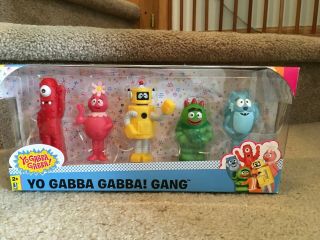 Yo Gabba Gabba Gang Multipack Set Of 5 Figures Gently
