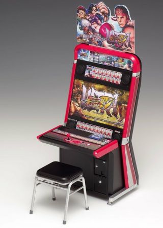 Ultra Street Fighter IV Vewlix Cabinet Arcade Machine 1/12 Scale Model Kit 2