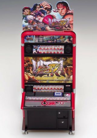 Ultra Street Fighter IV Vewlix Cabinet Arcade Machine 1/12 Scale Model Kit 4