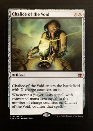 Chalice Of The Void Mtg Masters 25 Nm X1 Never Played