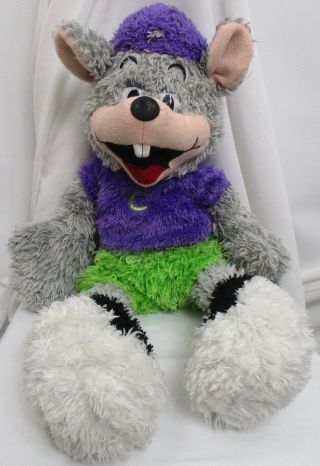 2012 Chuck E Cheese Furry Plush Stuffed Animal Mouse Large 23” Very Soft