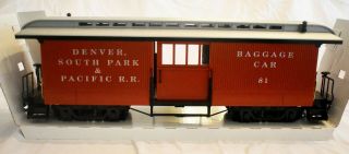 Lgb G Scale 32840 Denver South Park & Pacific Railroad Baggage Car W/ Box