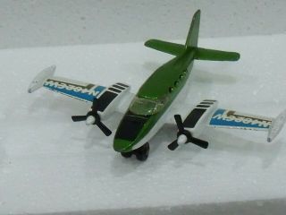 Matchbox Superfast Pre Pro Decal Skybuster Cessna N102cw Green Body Ex Employee