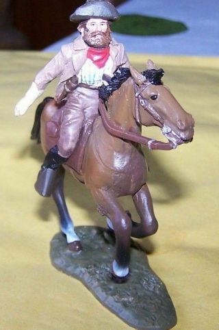 Figure From The Far West S. ,  Pony Express Rider,  Diecast,  9 Cm/3.  54 Inches H